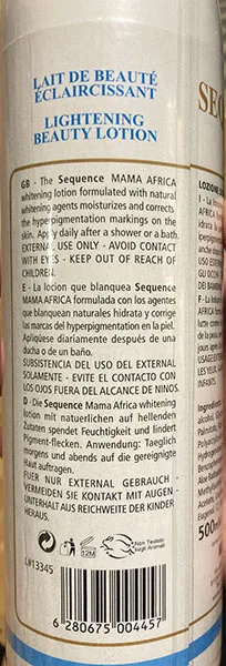 Skin-lightening lotion