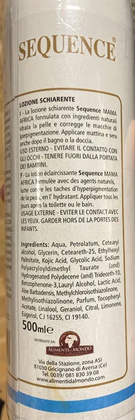 Skin-lightening lotion