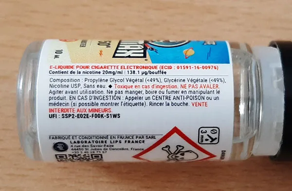 Liquid for electronic cigarettes