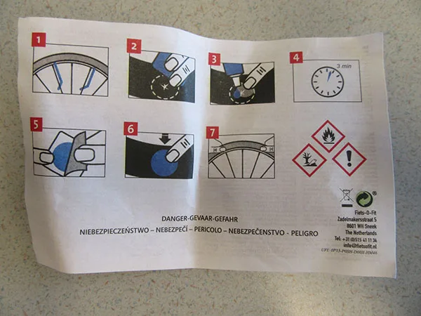 Tyre repair kit