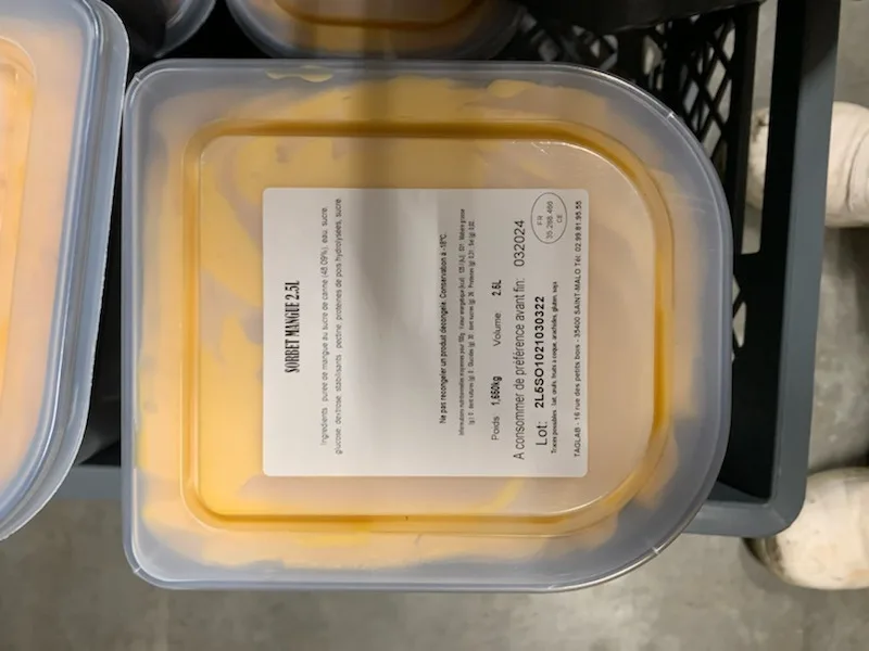 Creme glacee stracciatella