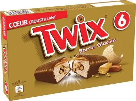 Glace twix x6