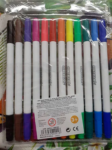 Double tip felt pens