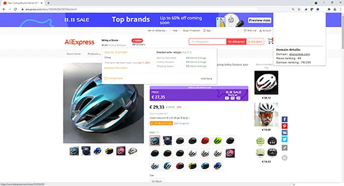 Bicycle helmet