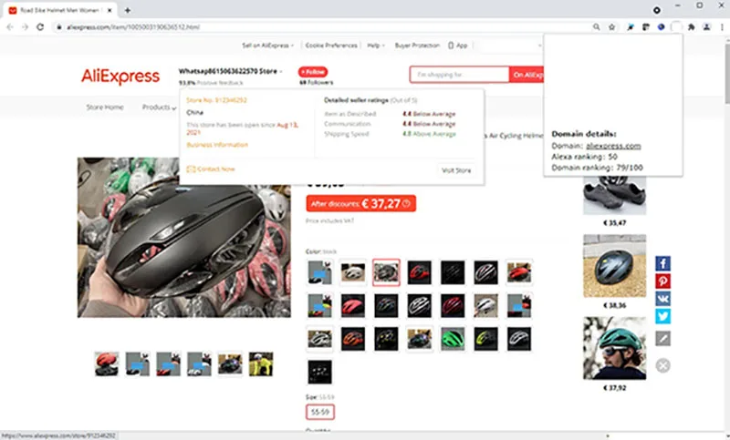 Bicycle helmet