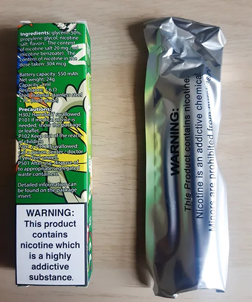 Disposable electronic cigarette
