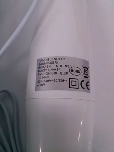 Hand blender