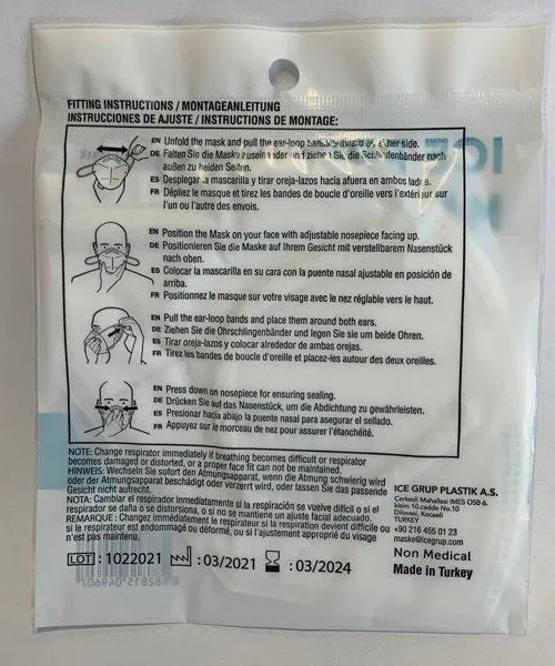 Particle filter mask