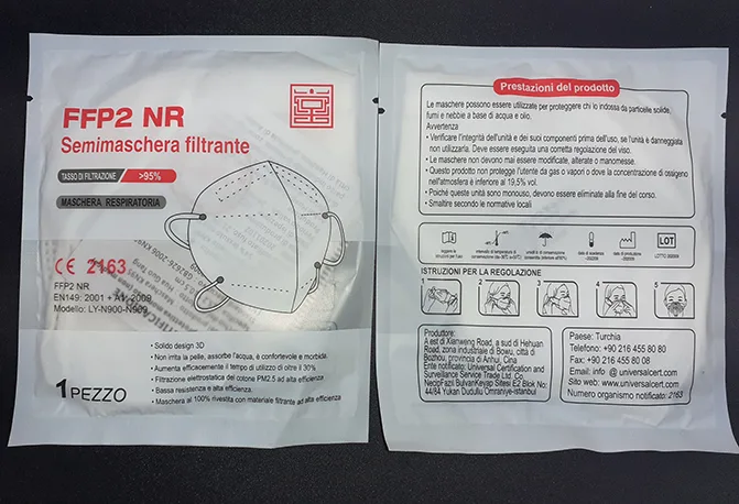 Particle filter mask
