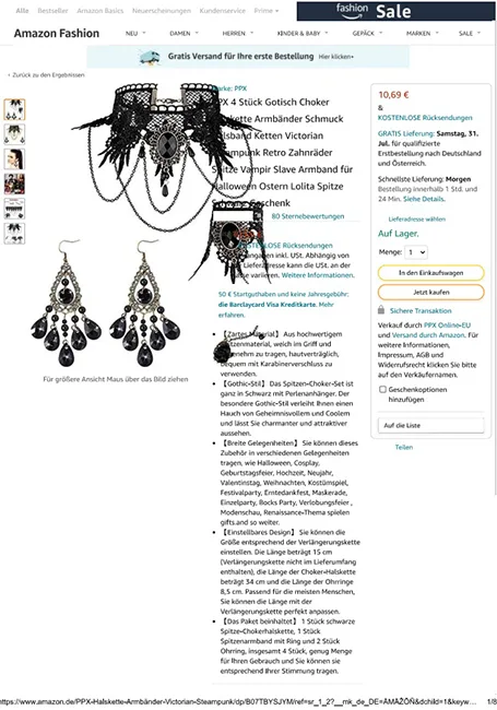 Jewellery set