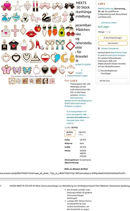 Pendants set