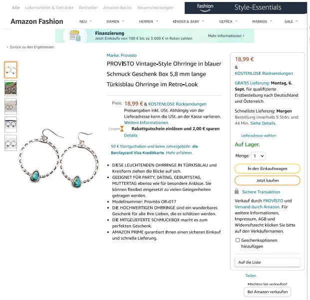 Earrings
