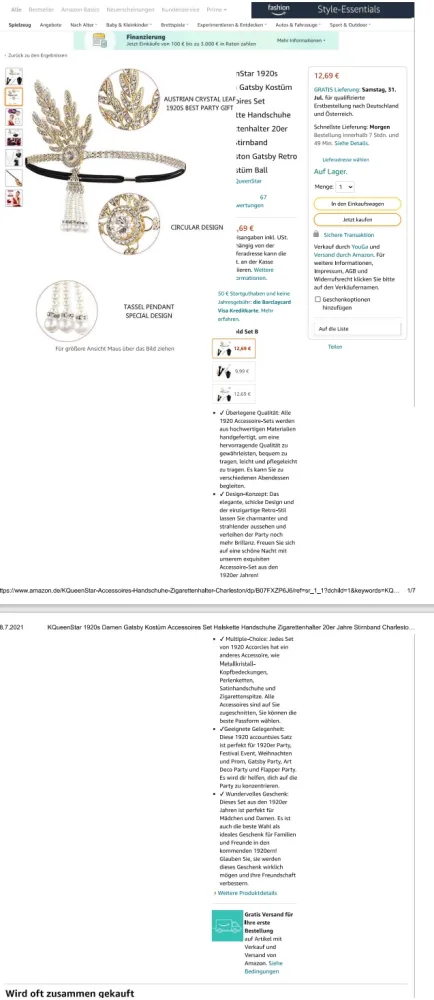 Fancy dress accessoires