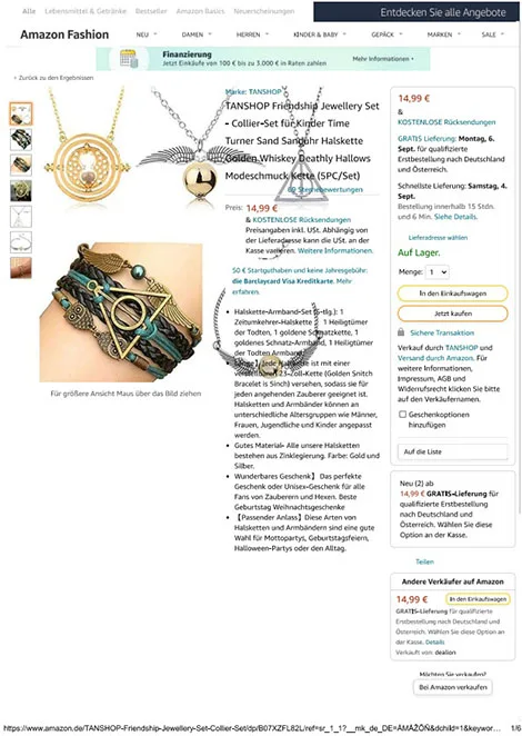Jewellery set