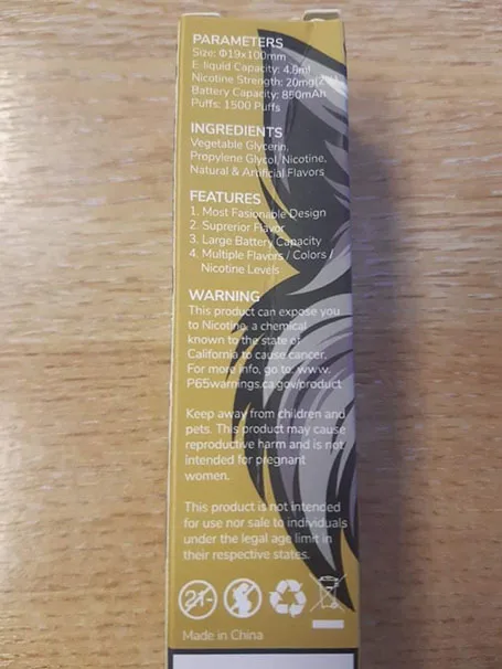 Disposable electronic cigarette