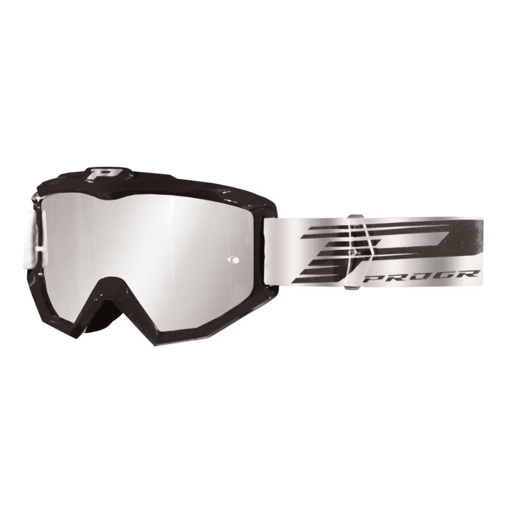 Masque/lunettes cross progrip 3201 fl anti-rayures/anti u.v. compatible avec port lunettes de vue (homologue ac-10170)