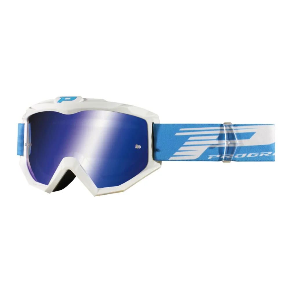 Masque/lunettes cross progrip 3201 fl anti-rayures/anti u.v. compatible avec port lunettes de vue (homologue ac-10170)