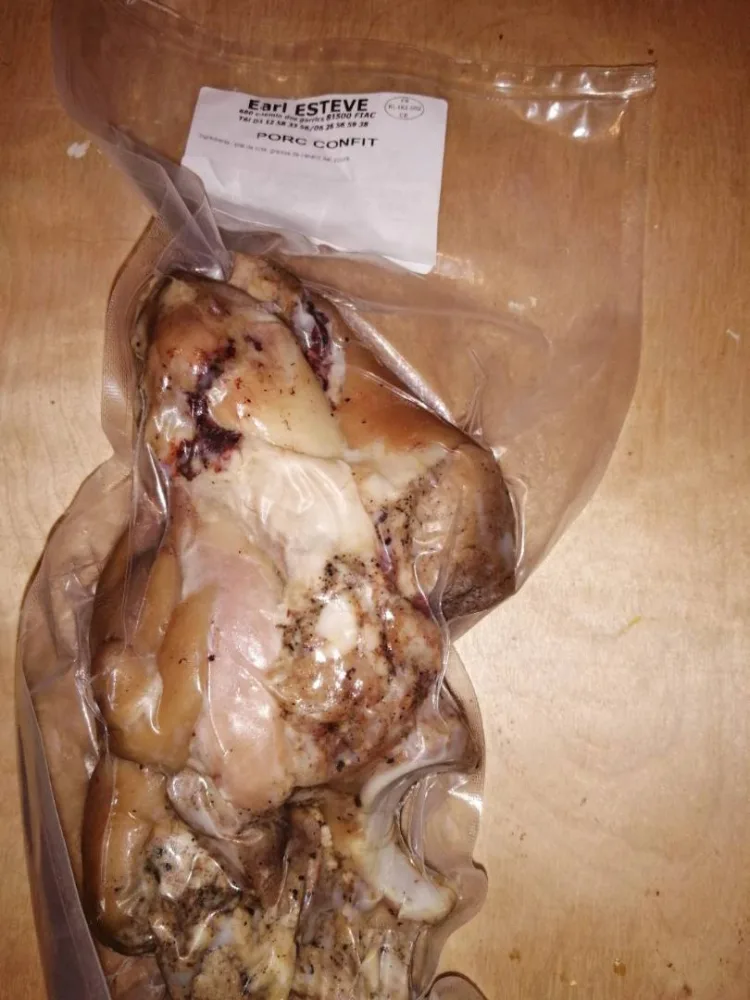Porc confit