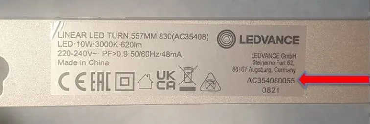 Linear led turn