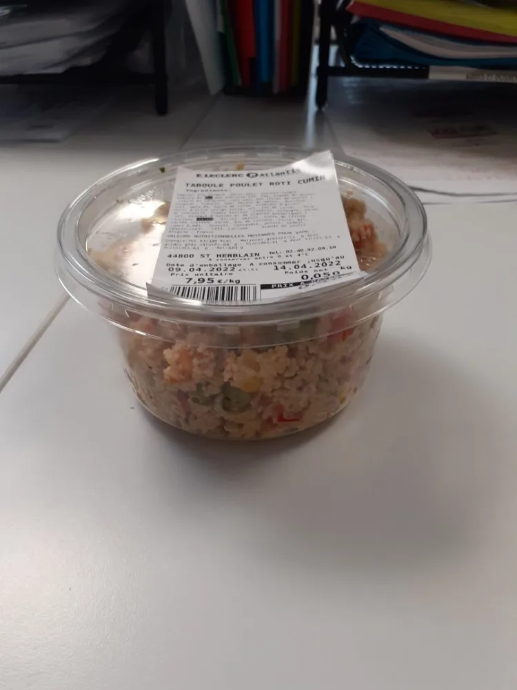 Taboulé poulet