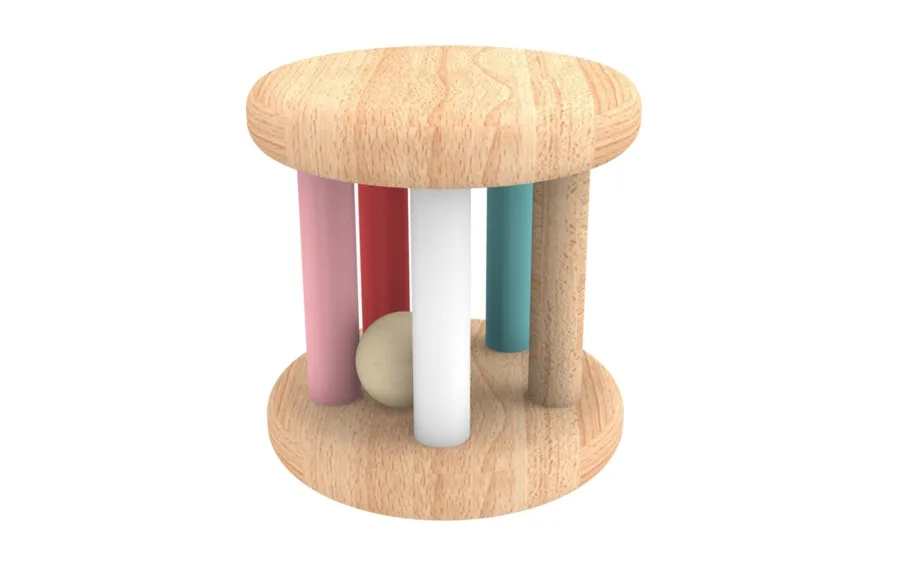 Otf montessori hochet en bois