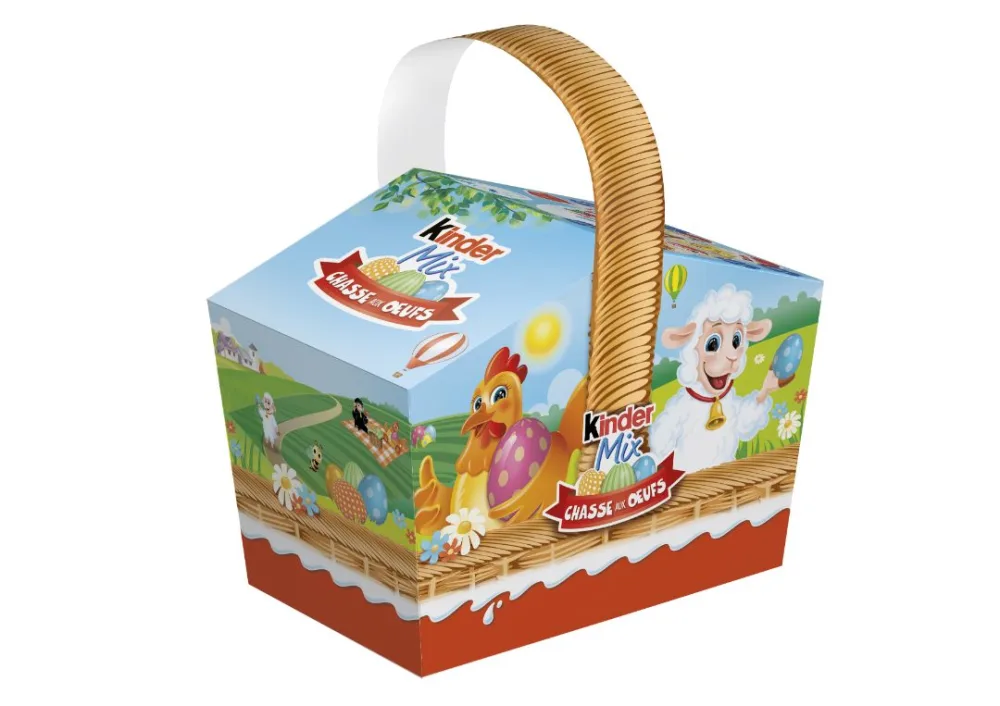 Assortiments de différents produits kinder
