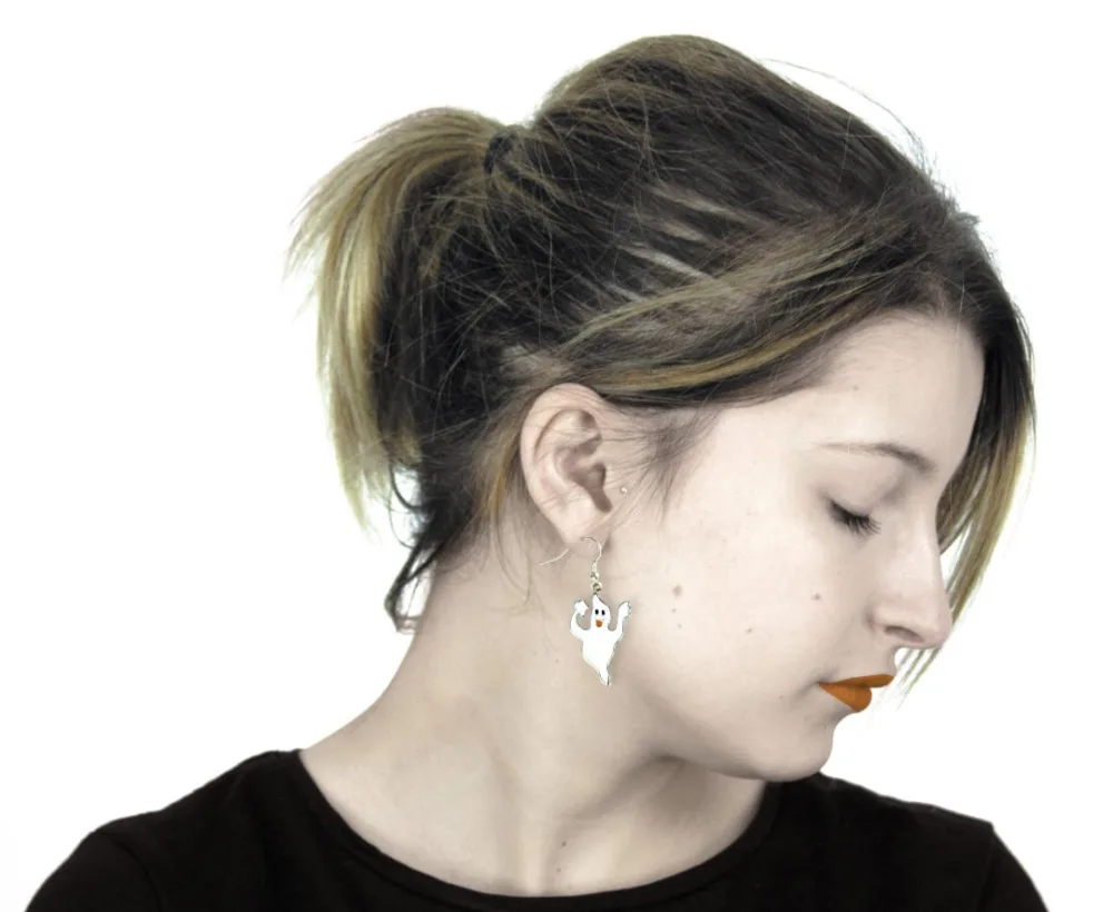 Boucles d oreilles deux paires citrouilles et fantomes