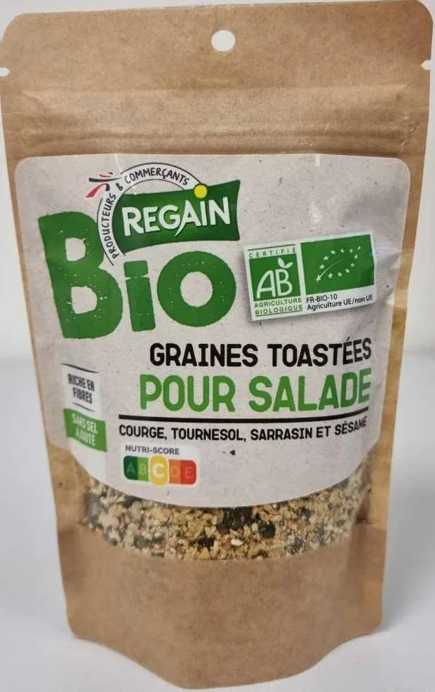 Graines toastées pour salade
