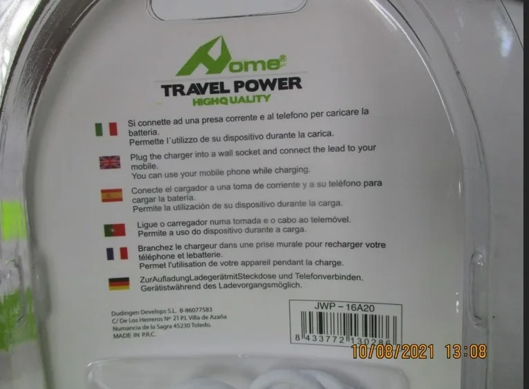 Chargeur pour smartphone