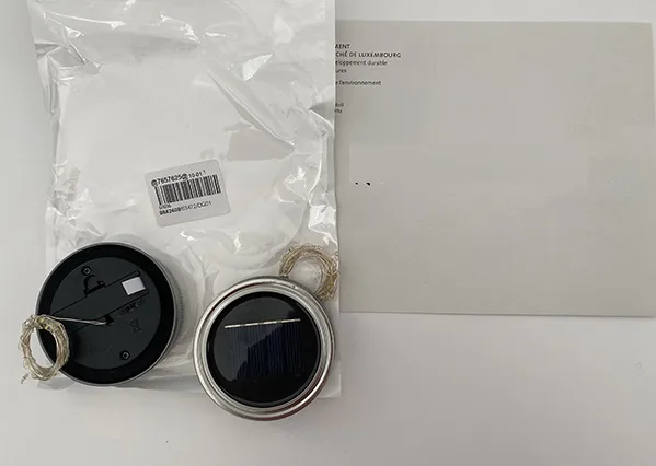 Lightweight mason solar lamps