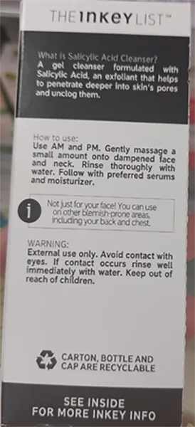 Salicylic Acid Cleanser