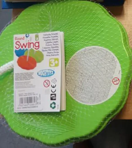 Plastic swing