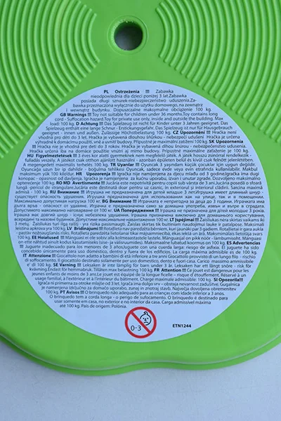 Plastic swing