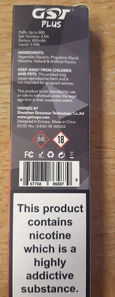 Disposable electronic cigarette