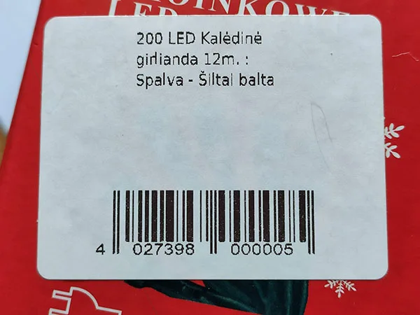 Lighting chains