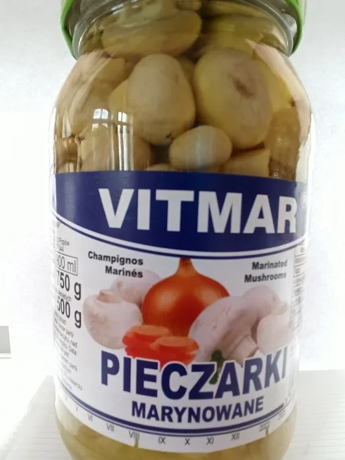 Ostrzeżenie publiczne dotyczące żywności: Wykrycie niezadeklarowanej substancji alergennej – dwutlenku siarki w produkcie pn. Pieczarki marynowane