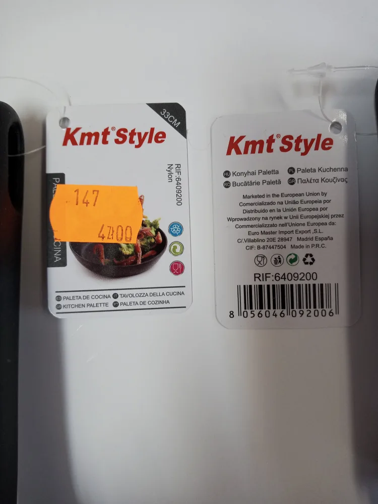 Ostrzeżenie publiczne dotyczące wyrobu do kontaktu z żywnością: Migracja pierwszorzędowych amin aromatycznych z produktu pn. Paleta Kuchenna Kmt Style