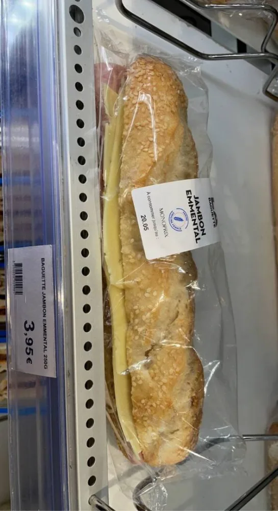 La baguette jambon emmental