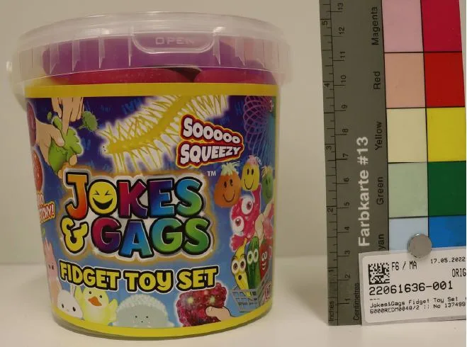 Puffer toy and slime set