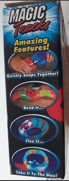 Battery operated car track