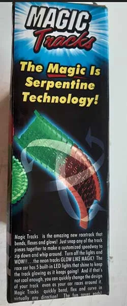 Battery operated car track
