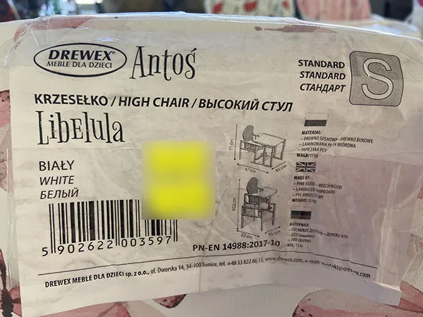 Children's high chair