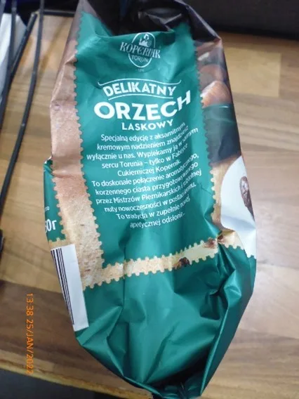 Pierniki z nadzieniem kremowym Orzech laskowy
