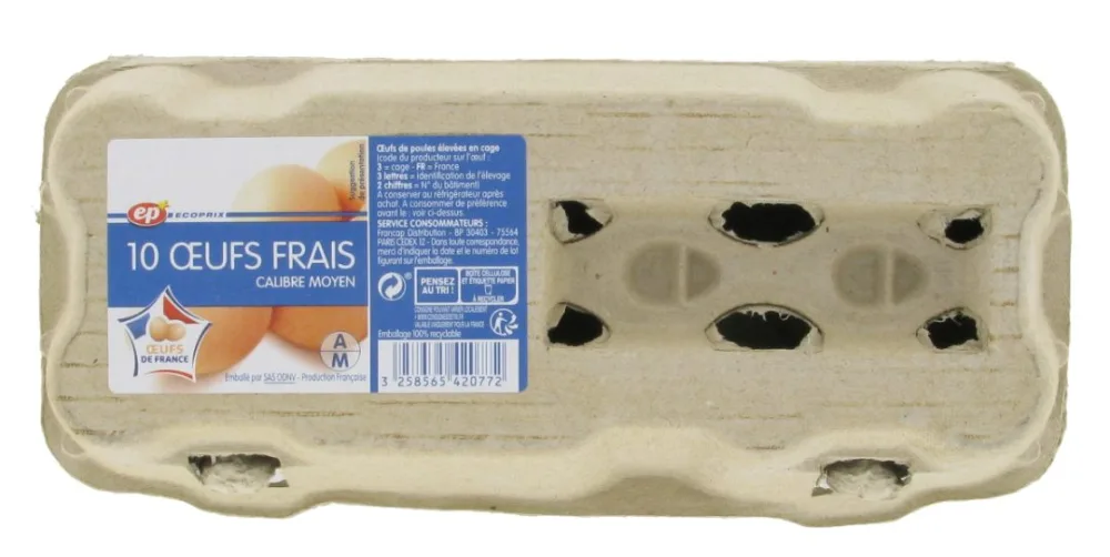 Œufs coquilles ecoprix