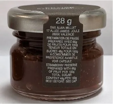 Préparation de fraise 28g