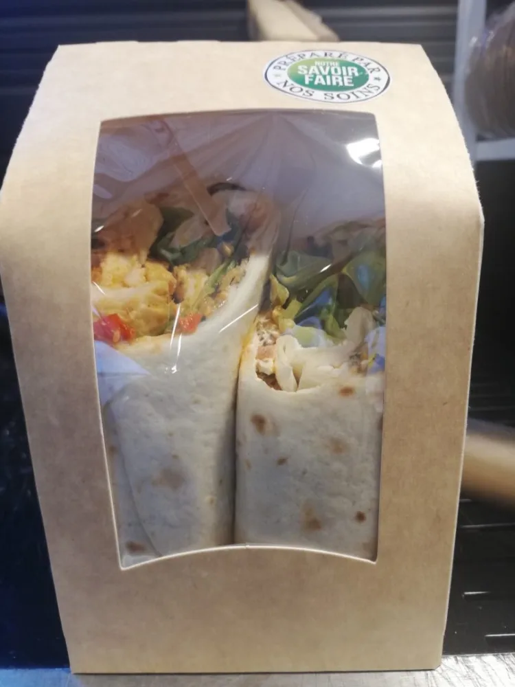Wrap poulet