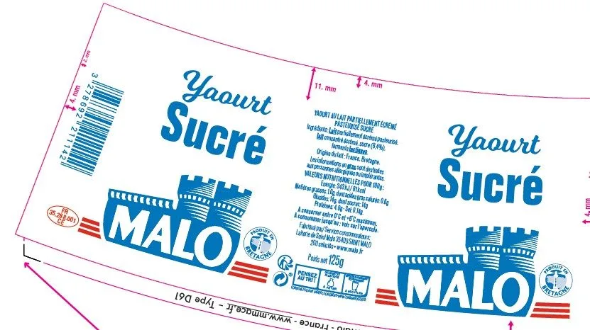 Yaourt sucré