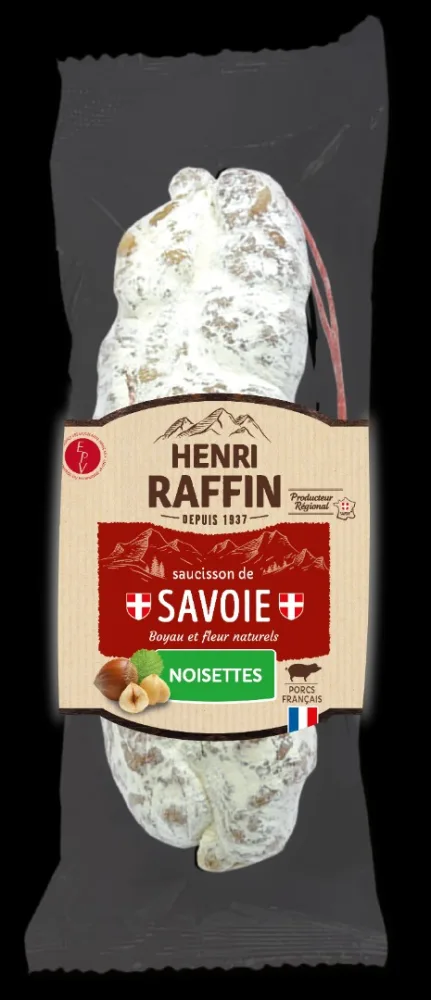 Saucisson sec aux noisettes
