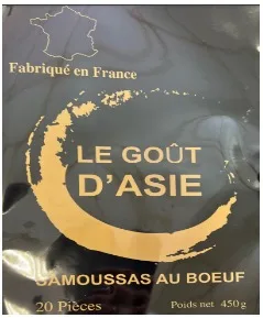 Samoussa au boeuf , samoussa a la volaille