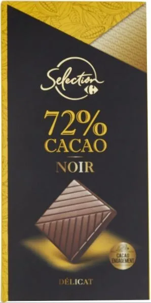 Noir 72% de cacao